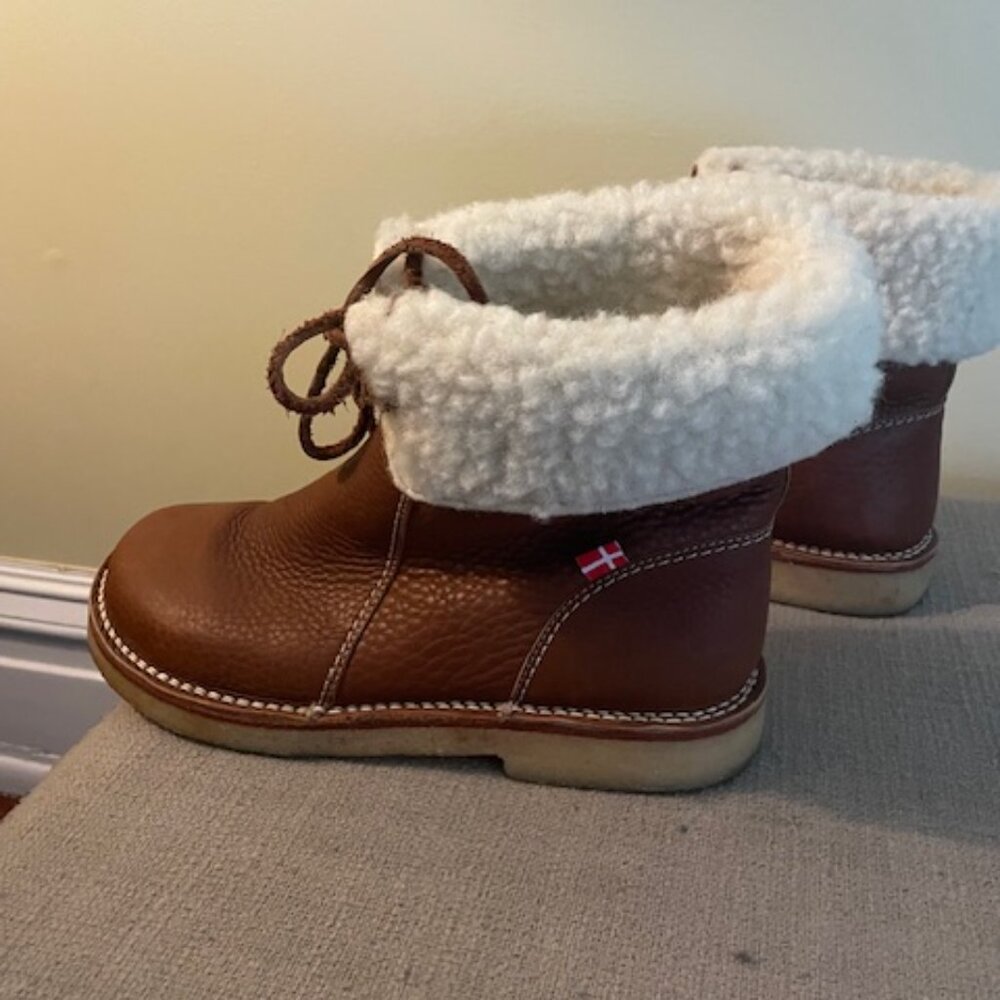 Arhus Duckfeet Sheep Wool Lined Boots Size EU 42